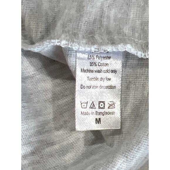 Ladybird This Is Home Illinois Baseball T-Shirt Women's Size M 3D Heart Fabric - Picture 6 of 7